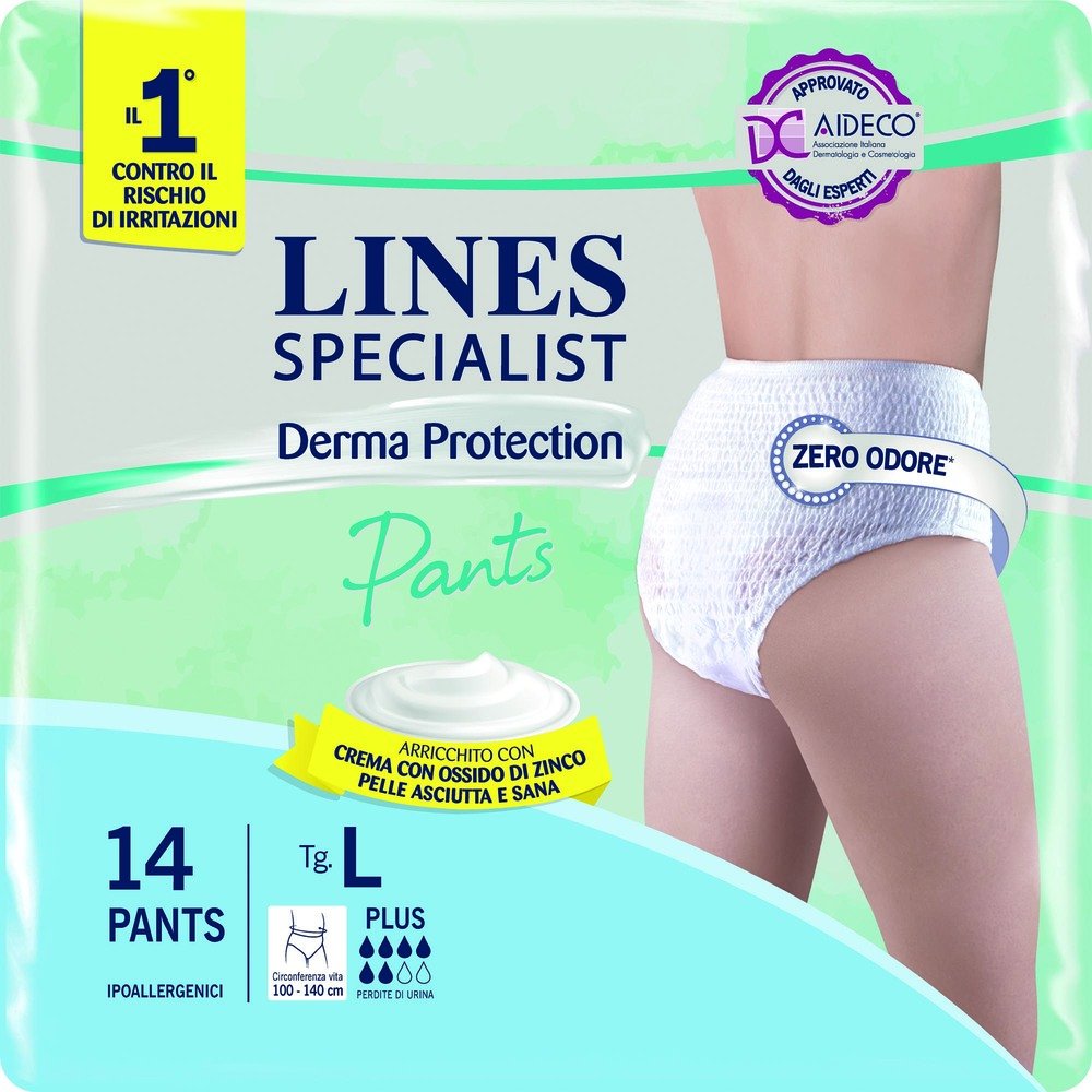 Lines Specialist Derma Protection Pants Plus Taglia L Mutandine